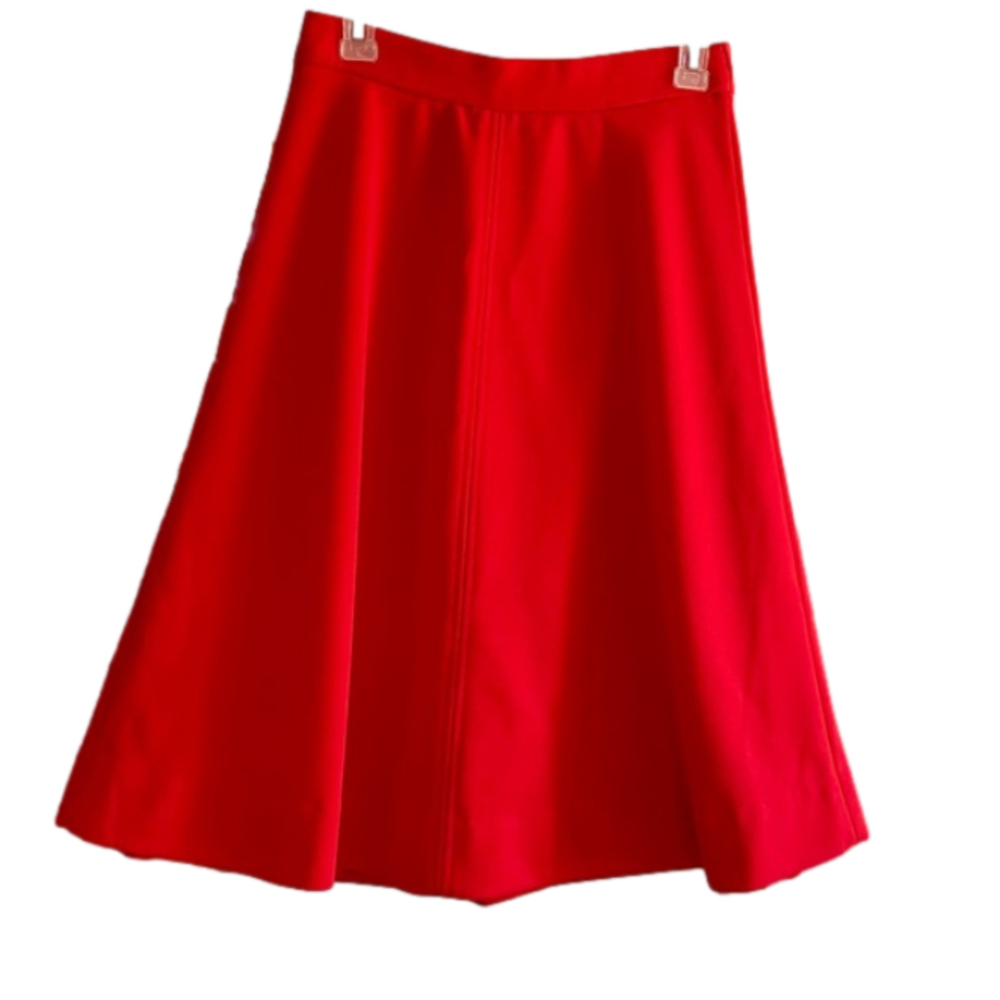Vintage 50’s Red Handmade Skirt